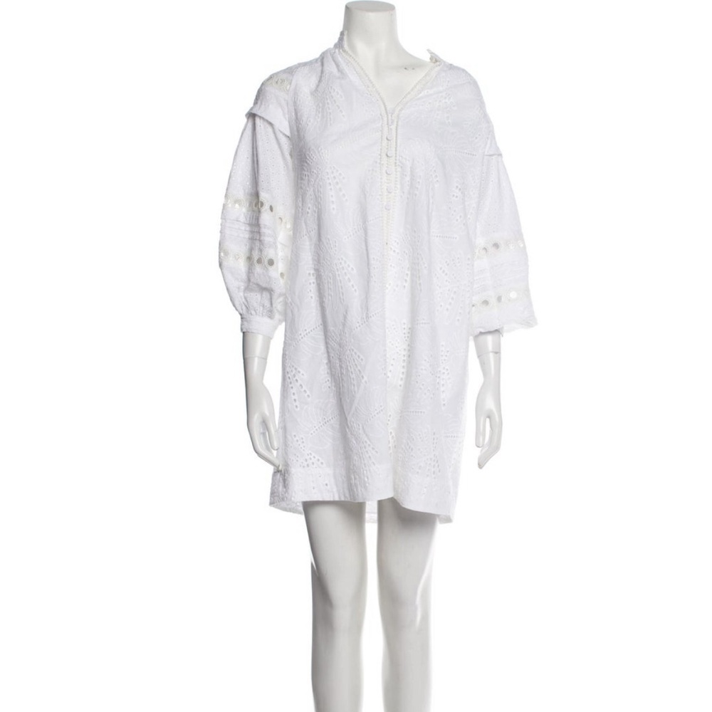 Diane von Furstenberg White Eyelet Dress